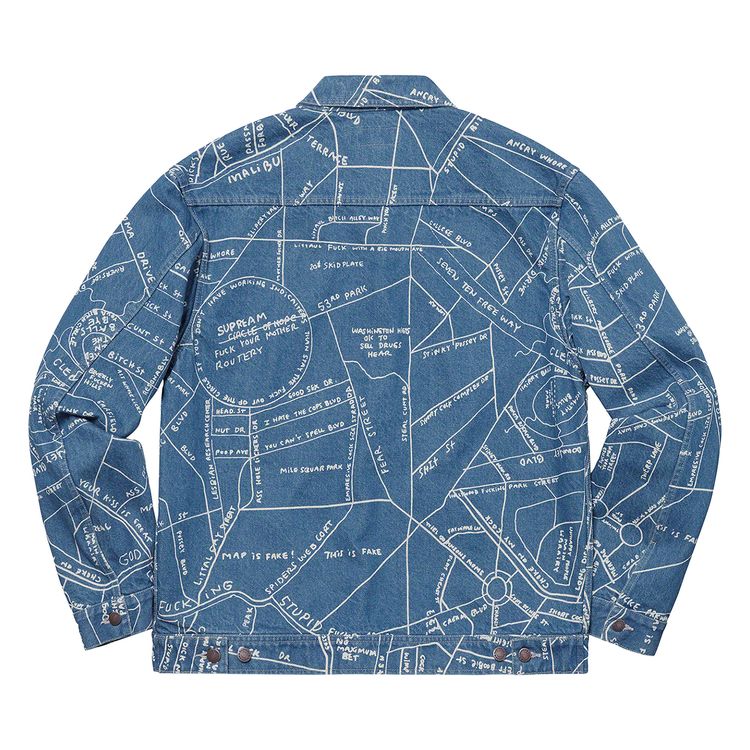 Supreme gonz hot map Jacket 