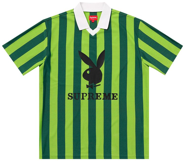 Supreme x Playboy Soccer Jersey Green
