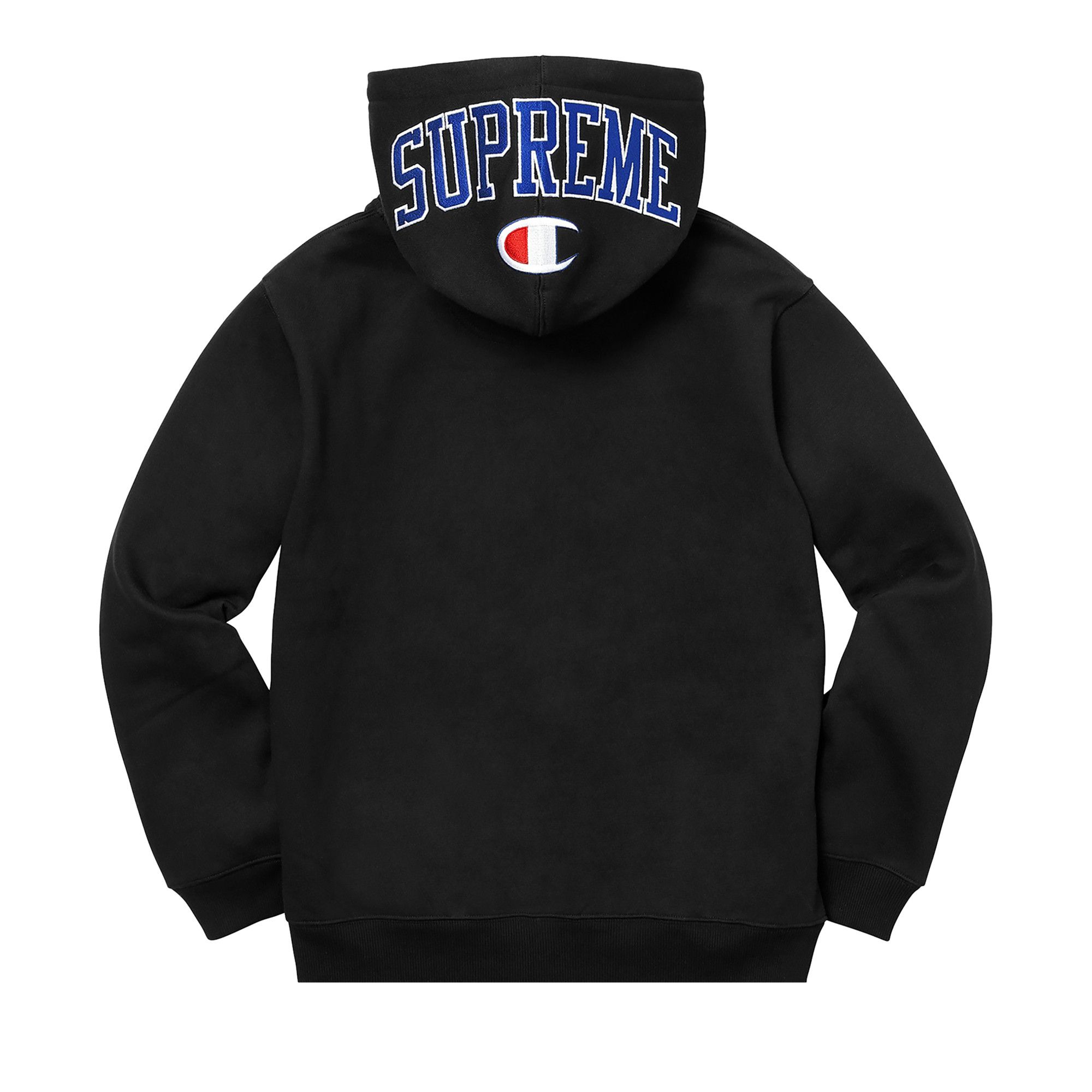 Buy Supreme x Champion Arc Logo Zip Up Sweat 'Black' - FW17SW6