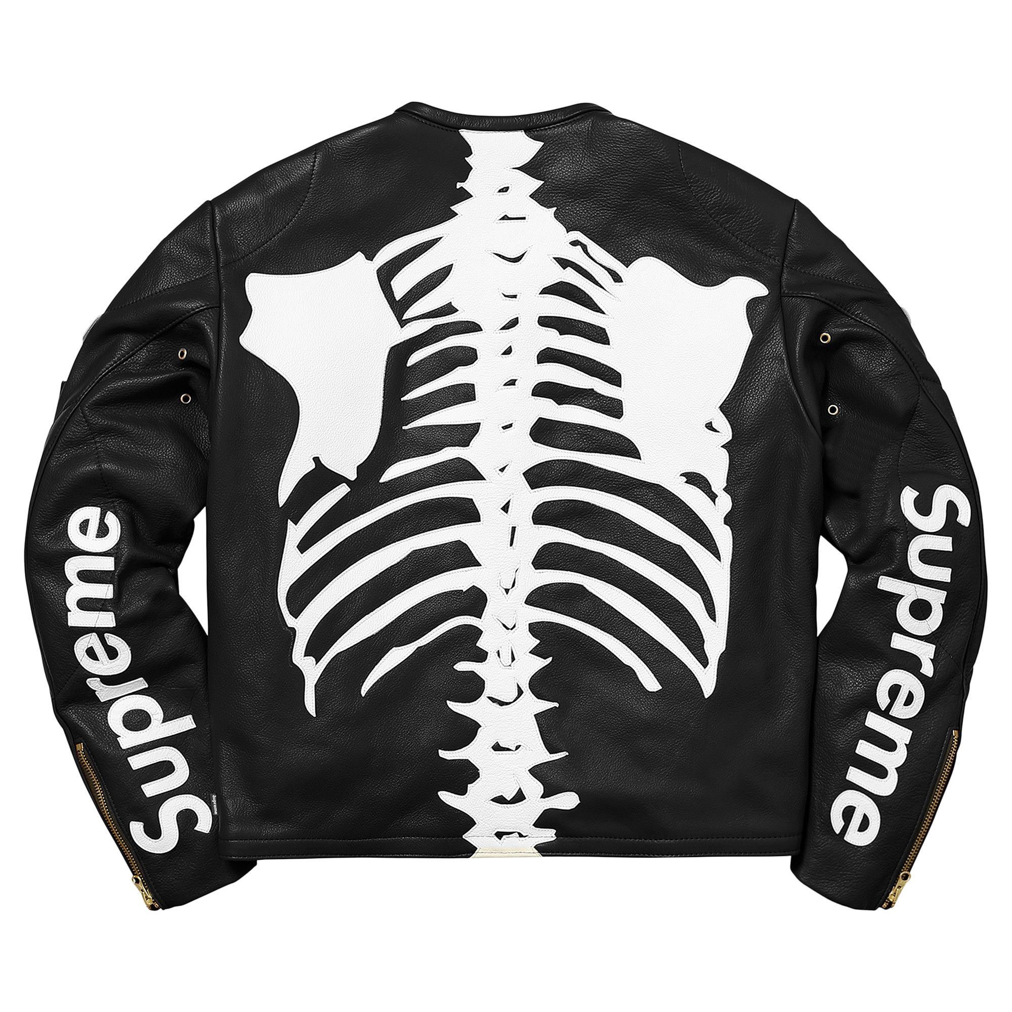 Vanson skeleton leather jacket store