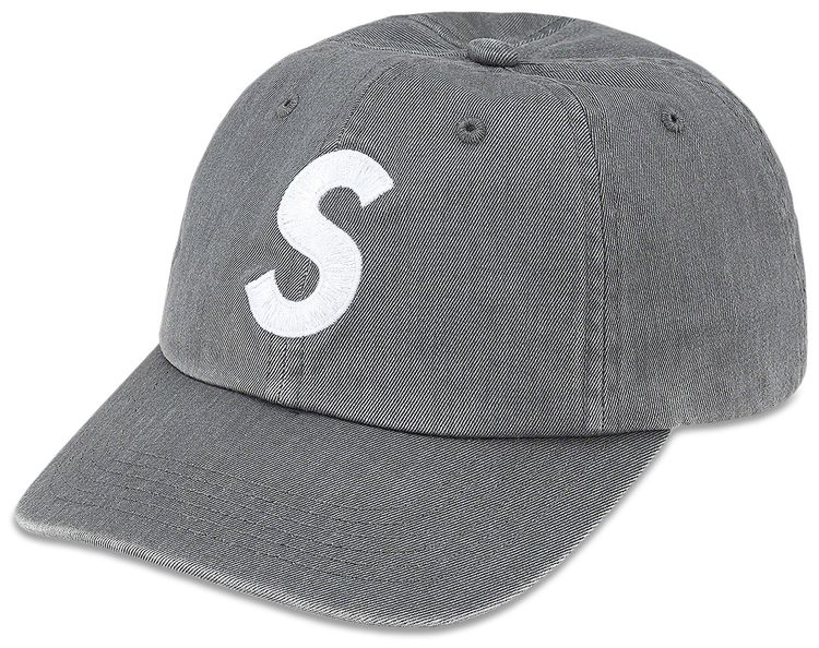 Supreme Pigment Print S Logo 6 Panel Grey