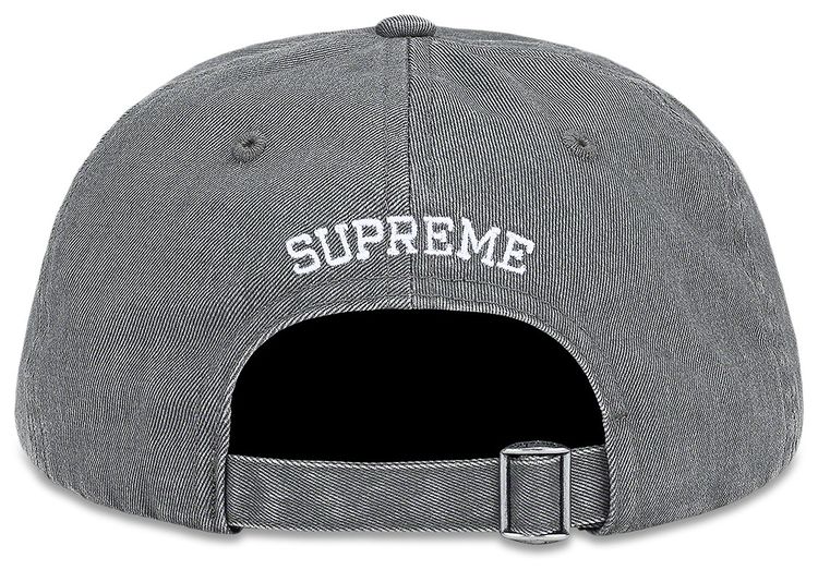 Supreme Pigment Print S Logo 6 Panel Grey
