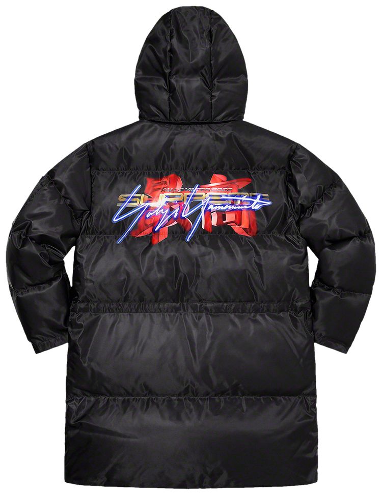 Supreme x Yohji Yamamoto x TEKKEN Puffer Parka Black