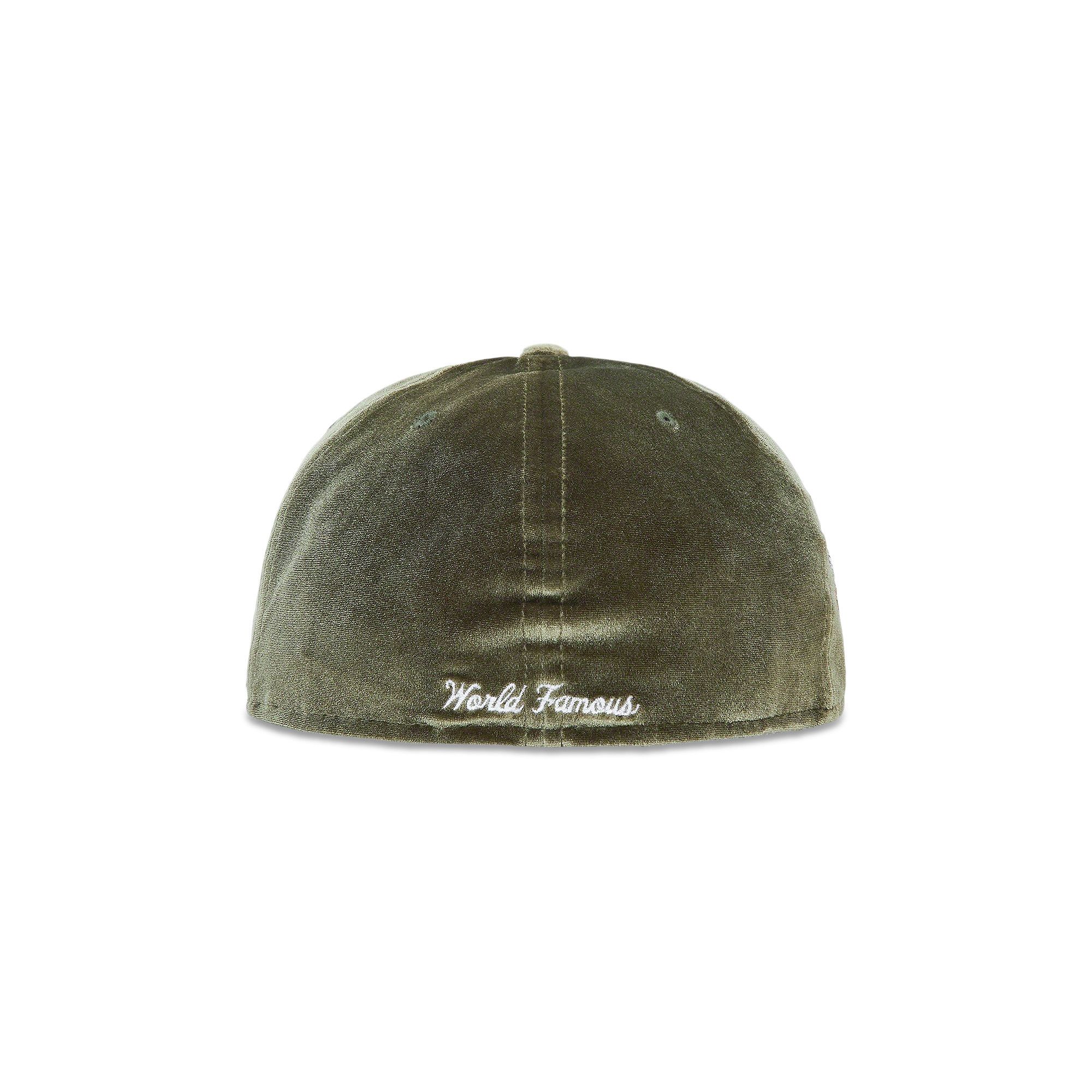 Buy Supreme Velour Box Logo New Era 'Olive' - FW22H27 OLIVE