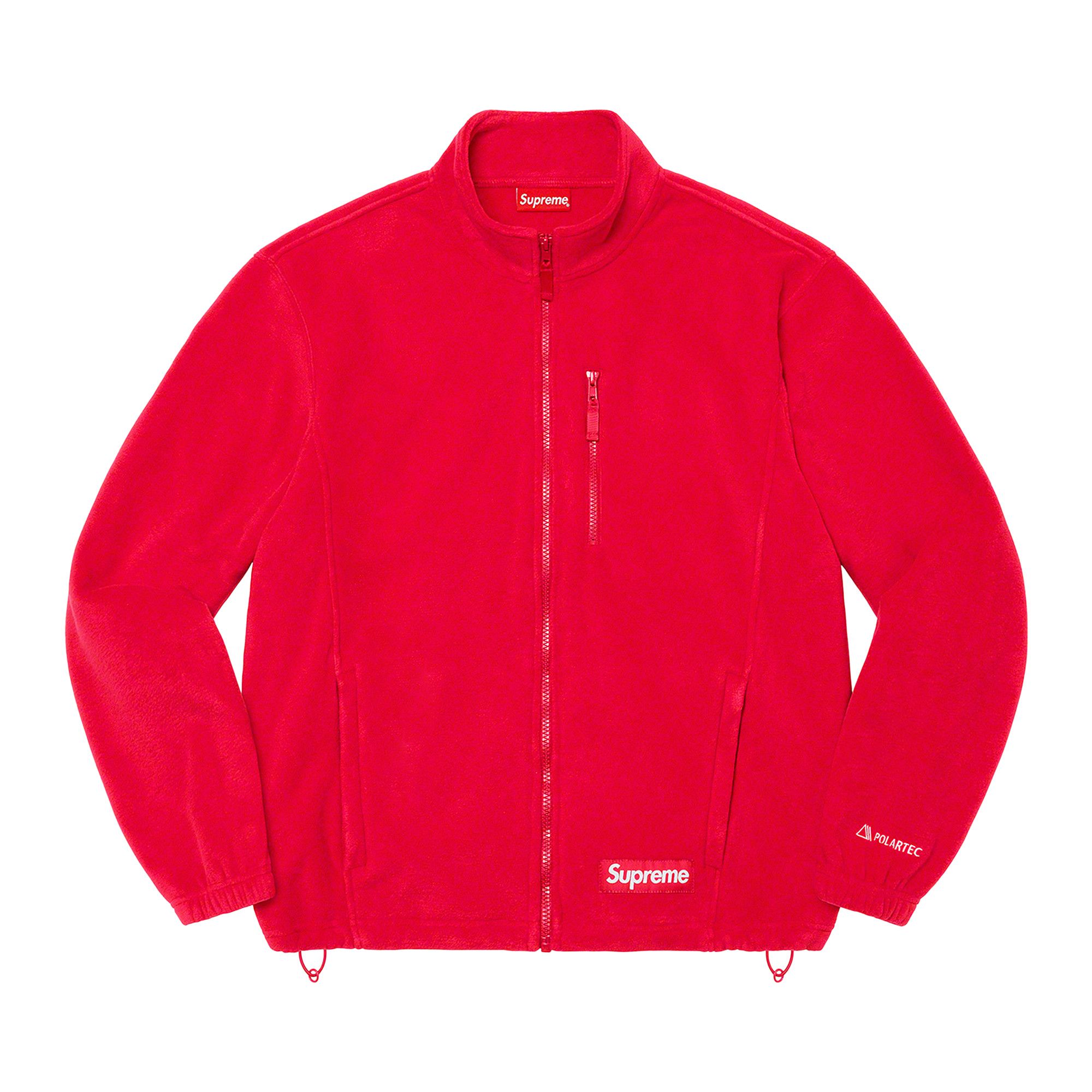Buy Supreme x Polartec Zip Jacket 'Red' - FW22J107 RED | GOAT