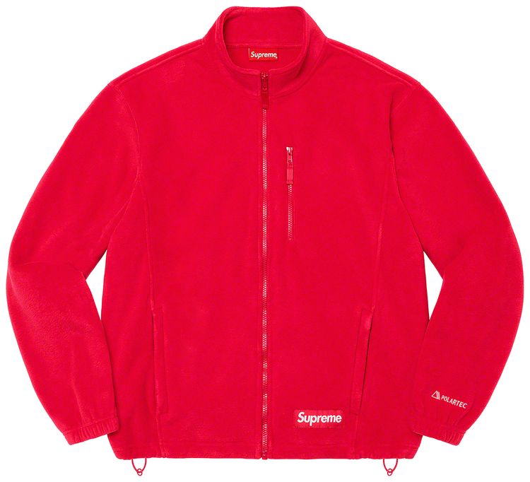 Supreme x Polartec Zip Jacket Red