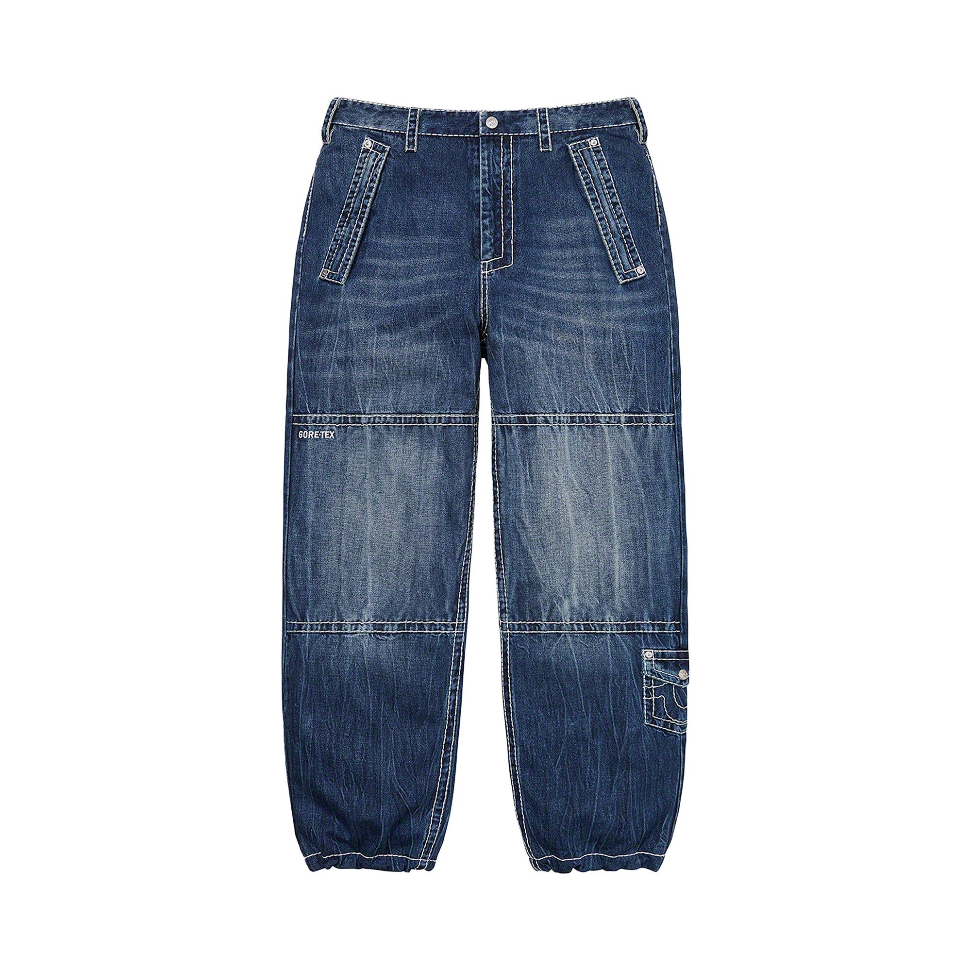 お歳暮・冬ギフト特集 2024 人気ランキング GORE-TEX Religion True x Supreme Buy Pant FW22P18 - 'Denim' XLサイズ以上