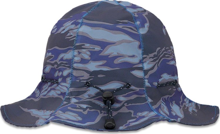 Supreme Tiger Camo Reflective Tulip Hat Blue