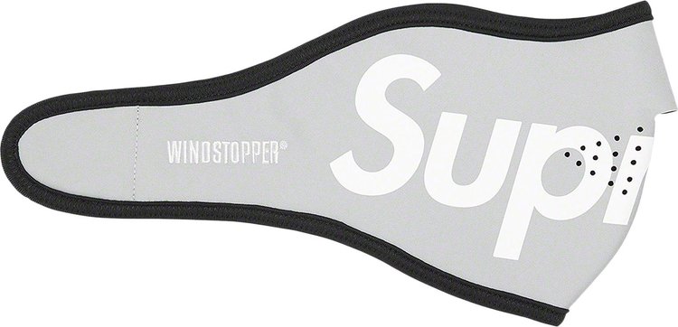 Supreme x WINDSTOPPER Facemask Light Grey