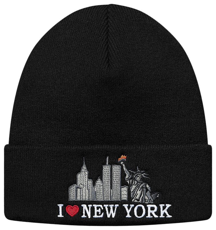 Supreme I Love NY Beanie Black