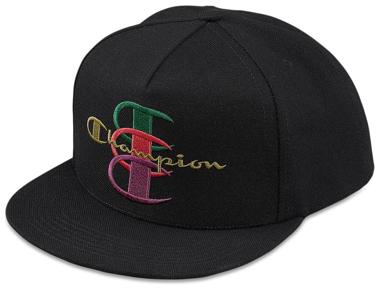 Supreme x Champion 5 Panel Black