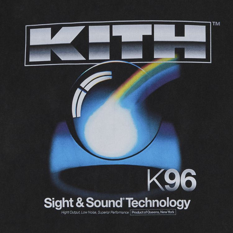 Kith Sight  Sound 1996 Vintage Tee Black