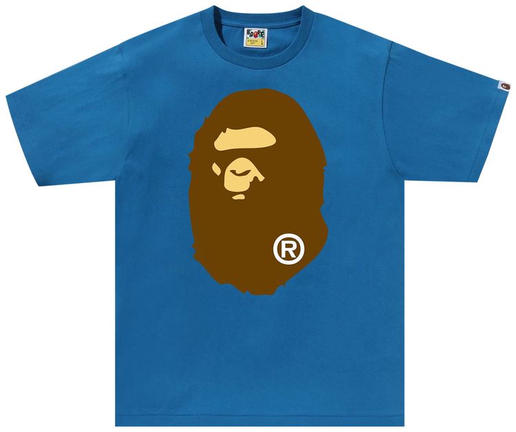 BAPE Big Ape Head Tee Blue