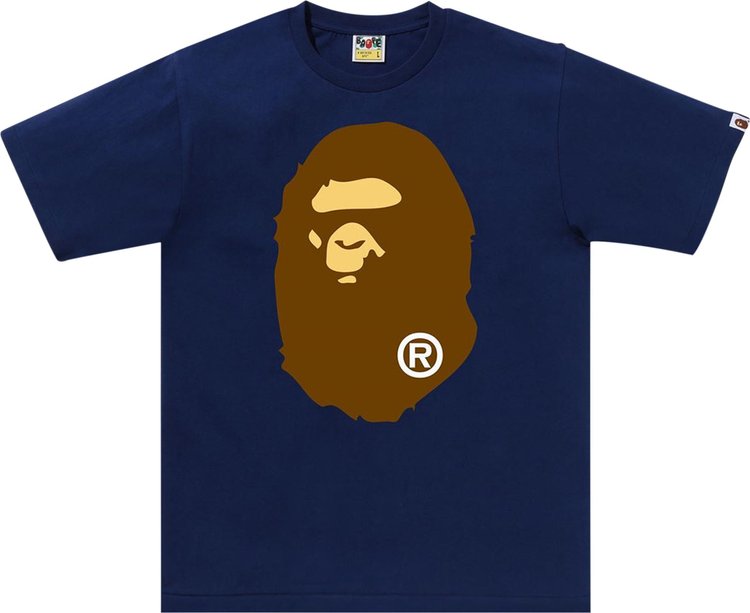 BAPE Big Ape Head Tee Navy