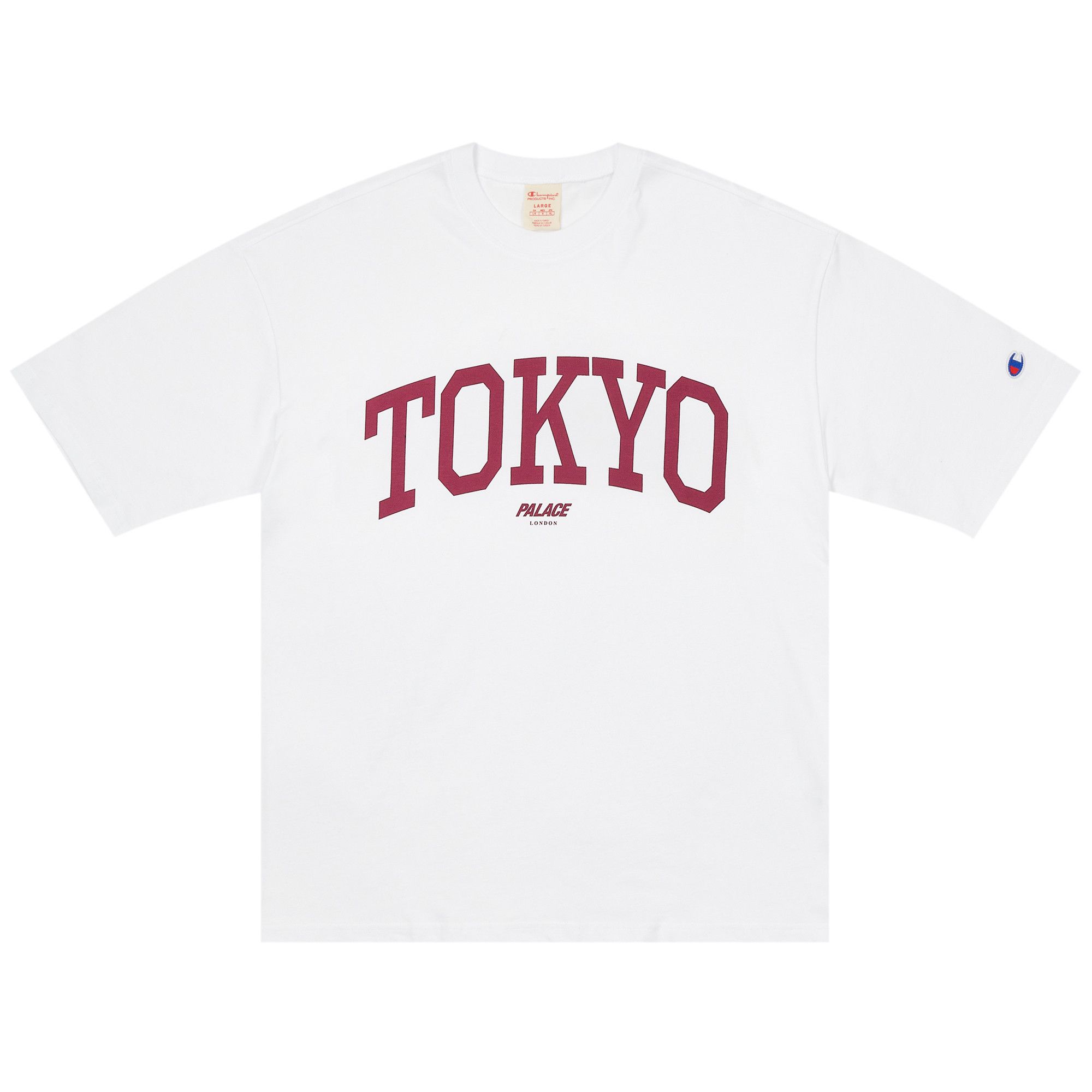商品画像：Buy Palace Champion Shop T-Shirt Tokyo 'White' - P25CTS003 5