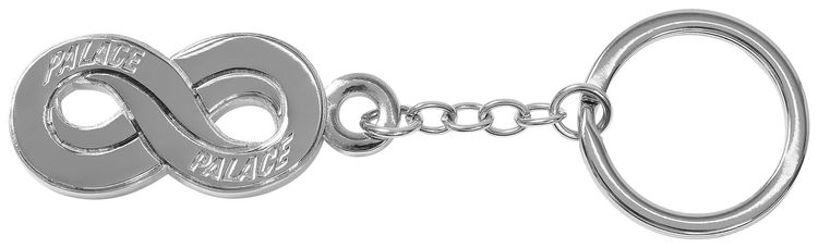 Palace Chain Link Keyring Silver