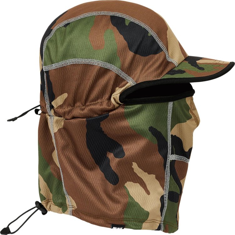 Palace Paltech Peak Balaclava Woodland Camo