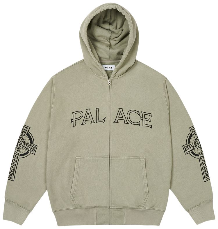 Palace Celtic Zip Hood The Deep Green