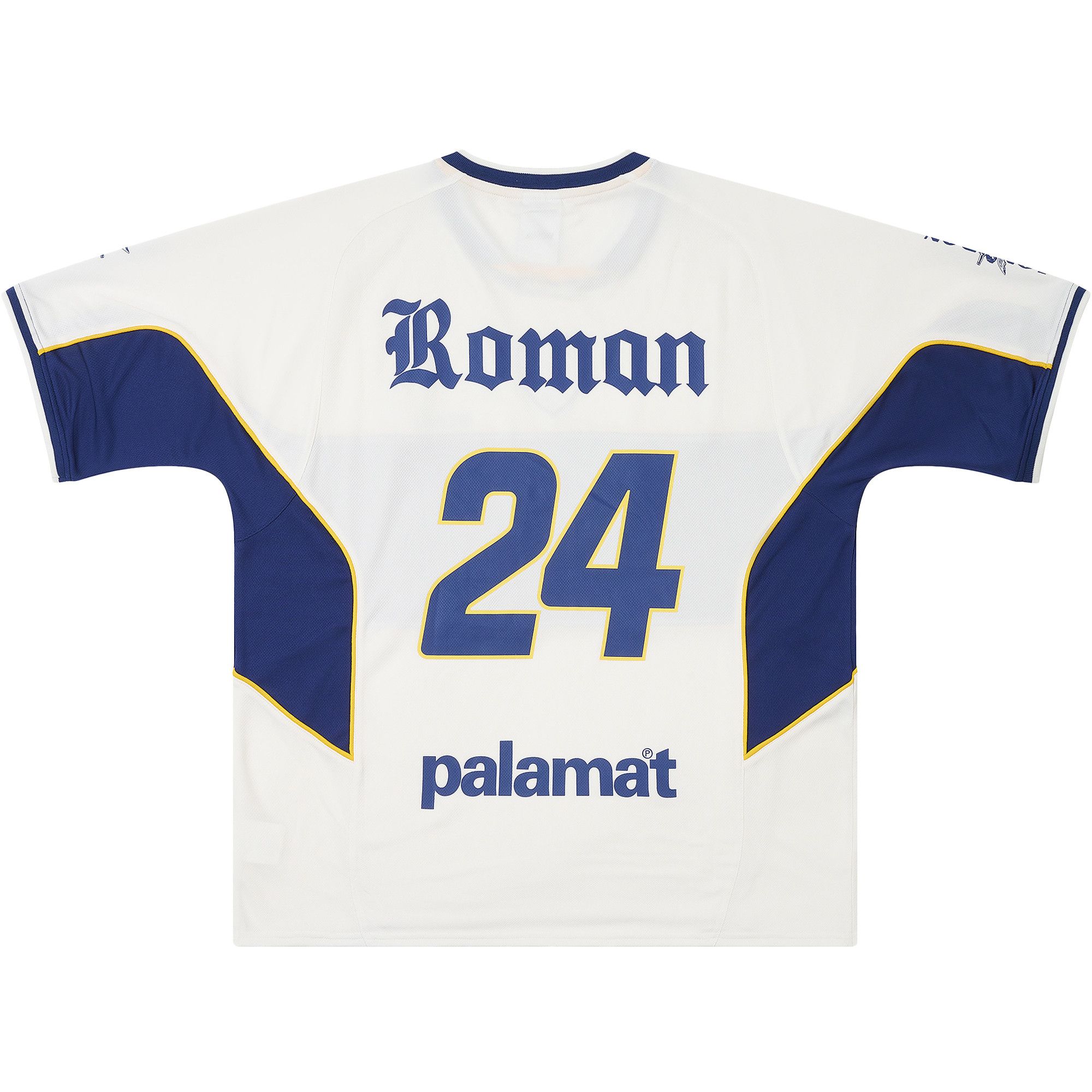 Buy Palace Palamat Jersey 'White/Navy' - P27ES003 | GOAT