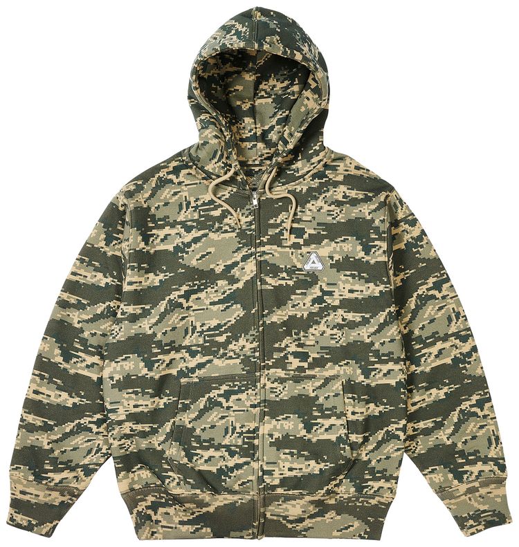 Palace Sofar Zip Hood Tiger Digi Camo