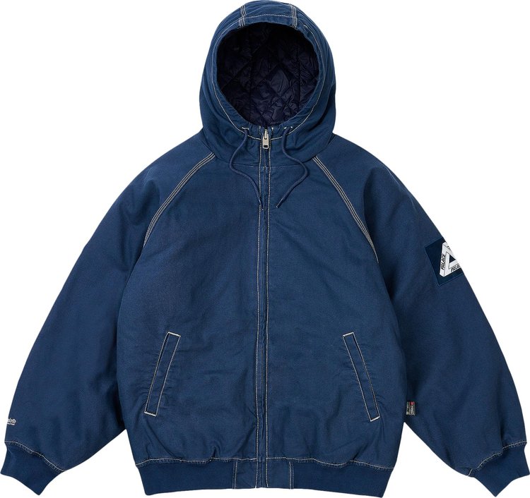 Palace 10 Oz Hooded Jacket Navy