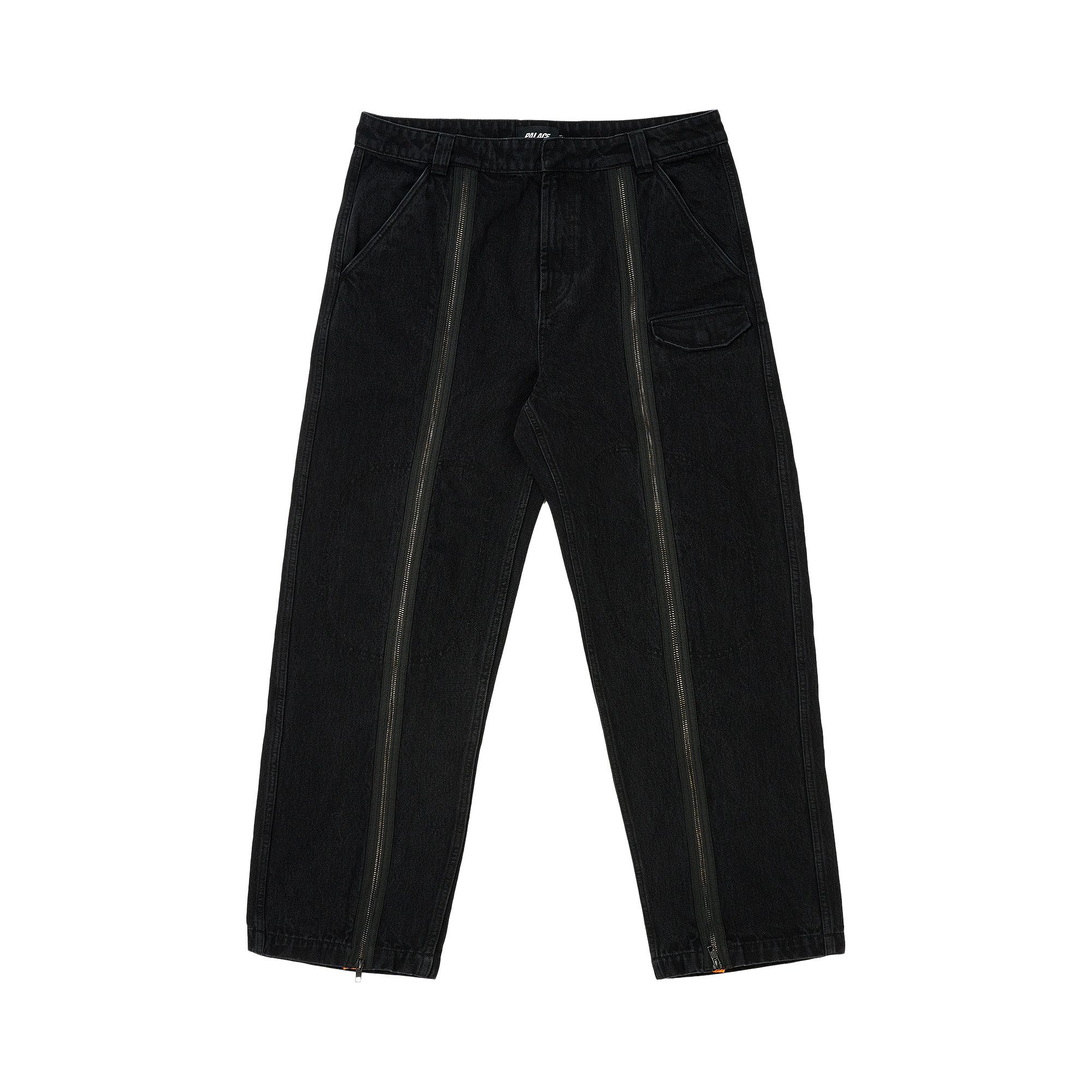 Buy Palace Zipped Flight Trouser 'Black' - P27T022 | GOAT