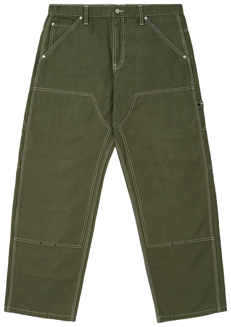 Palace 10 Oz Double Knee Pant The Deep Green