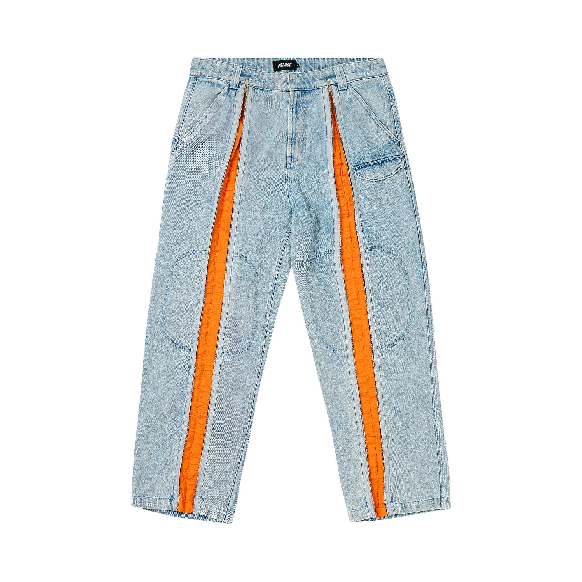 Buy Palace Zipped Flight Trouser 'Stone Wash' - P27T002 | GOAT