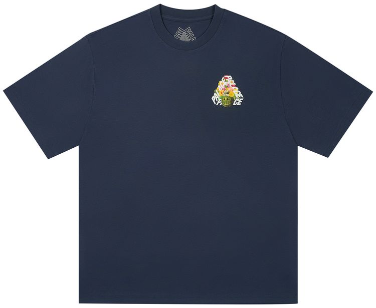 Palace P 3 Punch T Shirt Navy