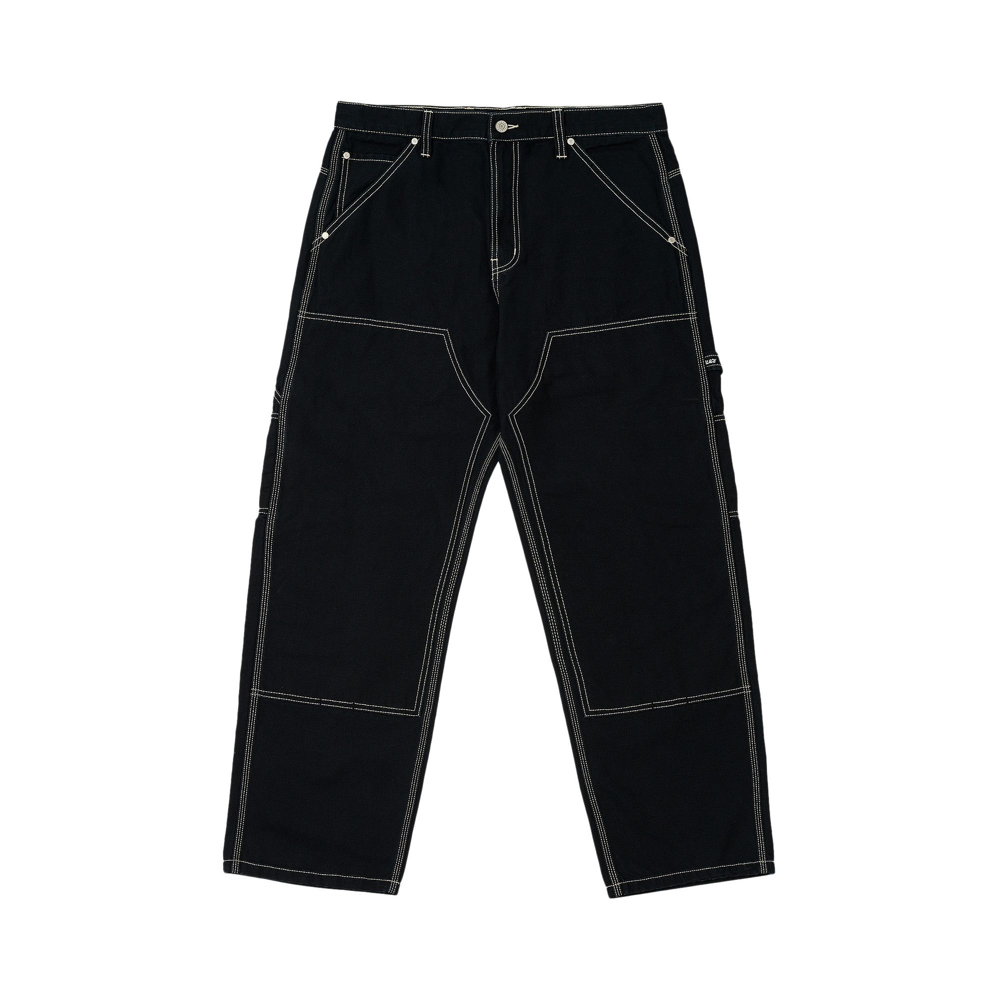 激安先着 Palace Buy 10 GOAT | P27T021 - 'Black' Pant Knee Double Oz パンツ