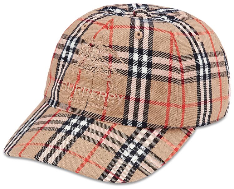 Supreme x Burberry Denim 6 Panel Archive Beige
