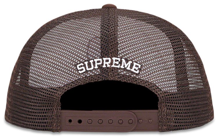 Supreme Pin Up Mesh Back 5 Panel Brown