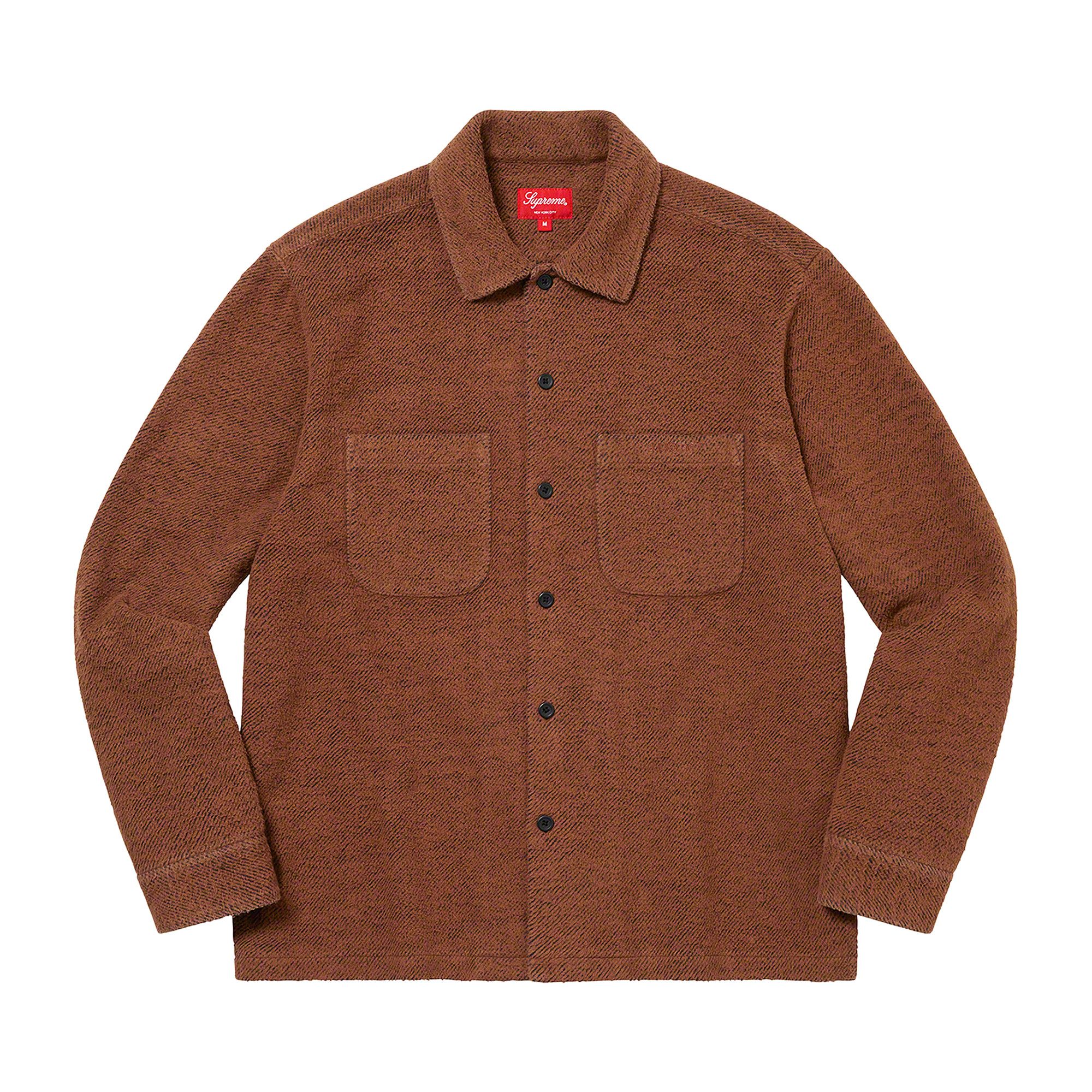 supreme Brushed Flannel Twill Shirt サイズS Buy Supreme Brushed Flannel Twill Shirt 'Brown' - FW22S20 BROWN | GOAT