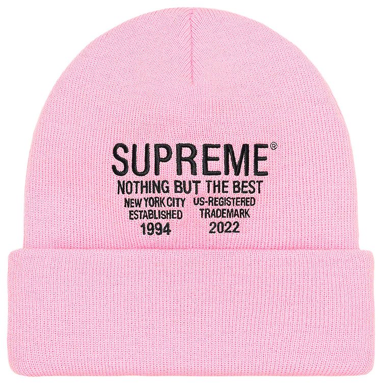 Supreme Nothing But Beanie Pink