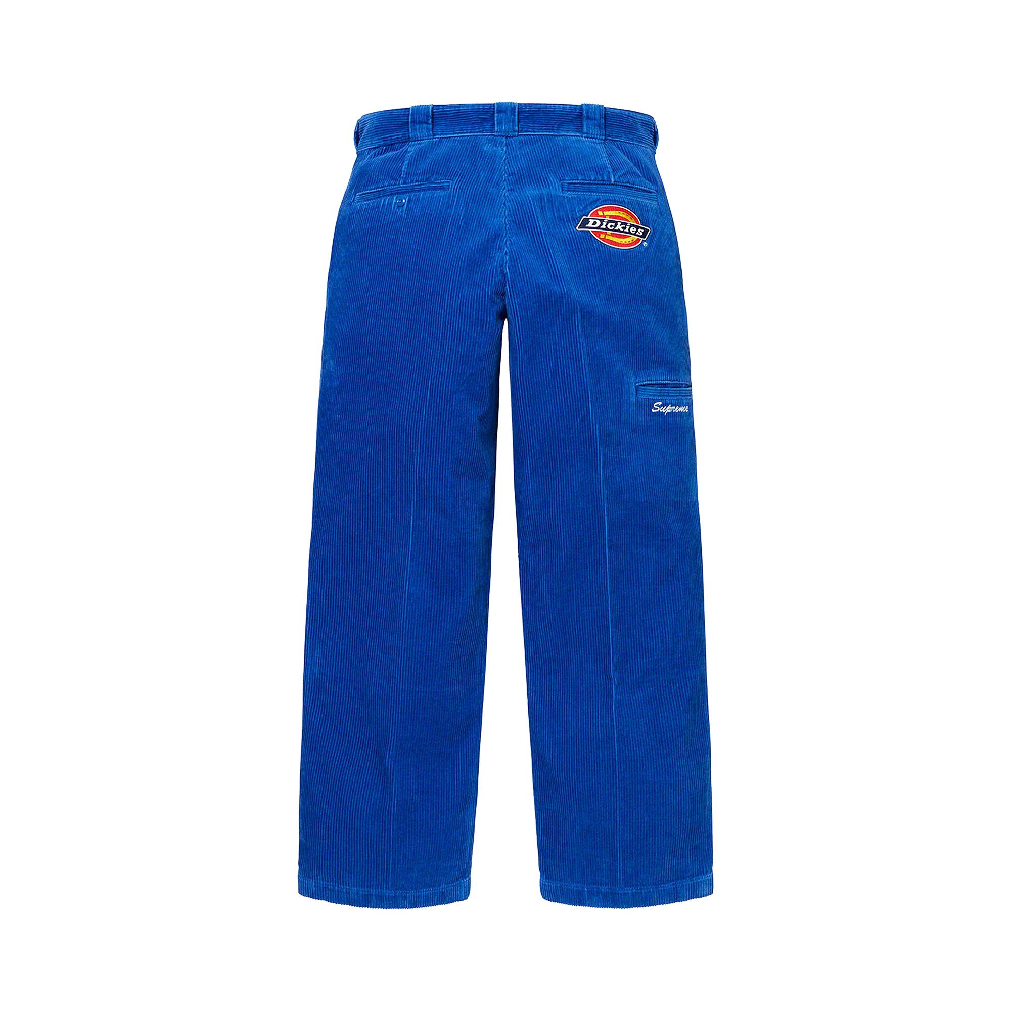 Size 36 Supreme x Dickies Double Knee Corduroy Work Pant 'Royal'