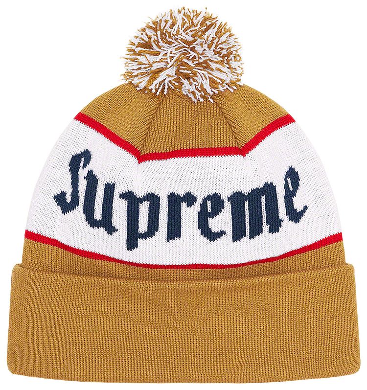 Supreme Alpine Beanie Mustard