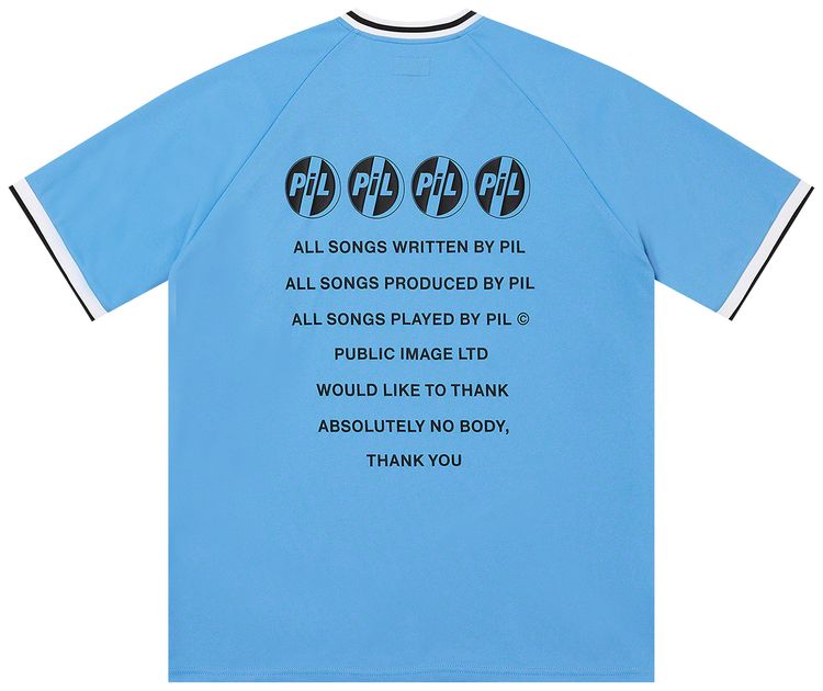 Supreme x PiL Baseball Top Light Blue
