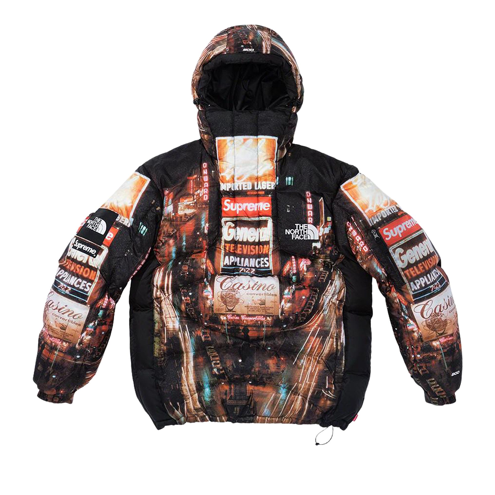 Supreme tnf enrichissement world map jacket