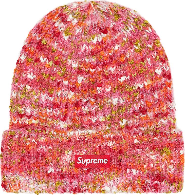 Supreme Space Dye Beanie Red