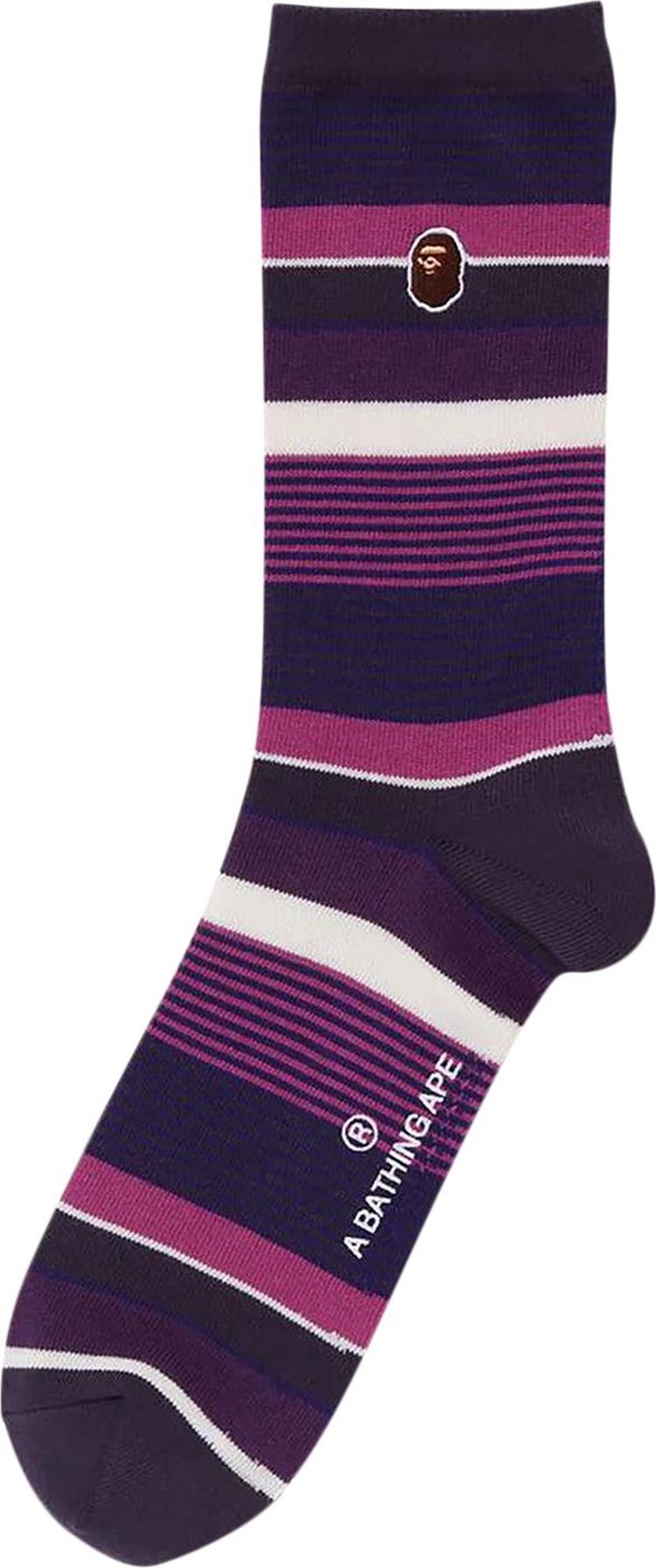 BAPE Hoop Socks Purple