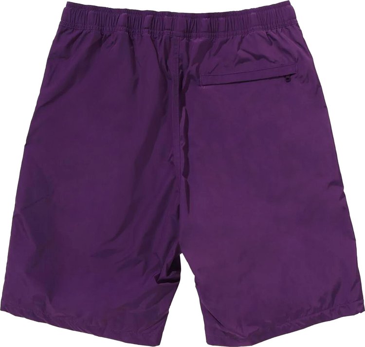 BAPE College Beach Shorts Purple