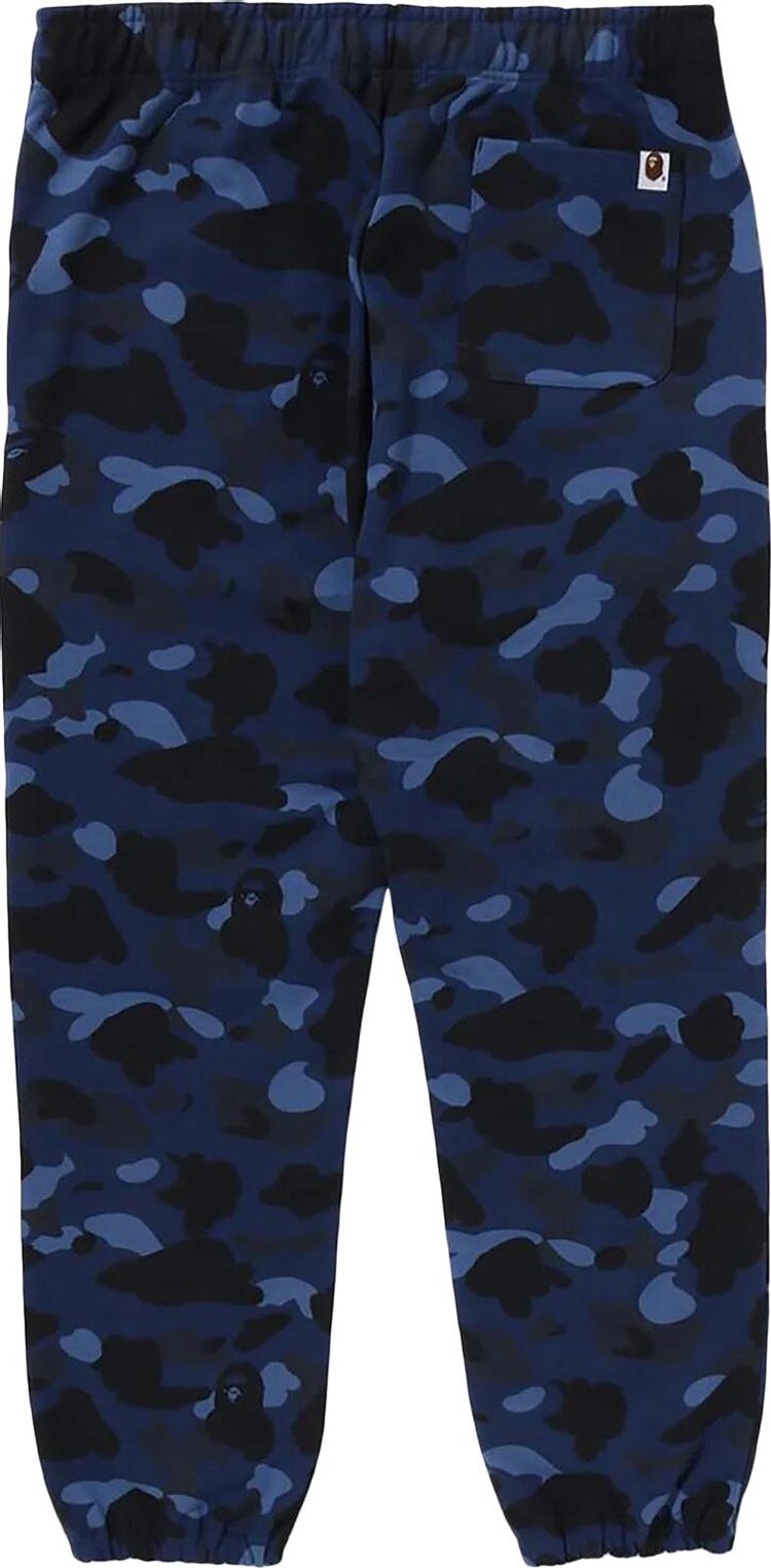 BAPE Color Camo Shark Sweatpants Navy