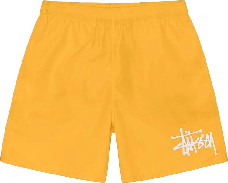 Stussy Big Basic Water Short Yellow