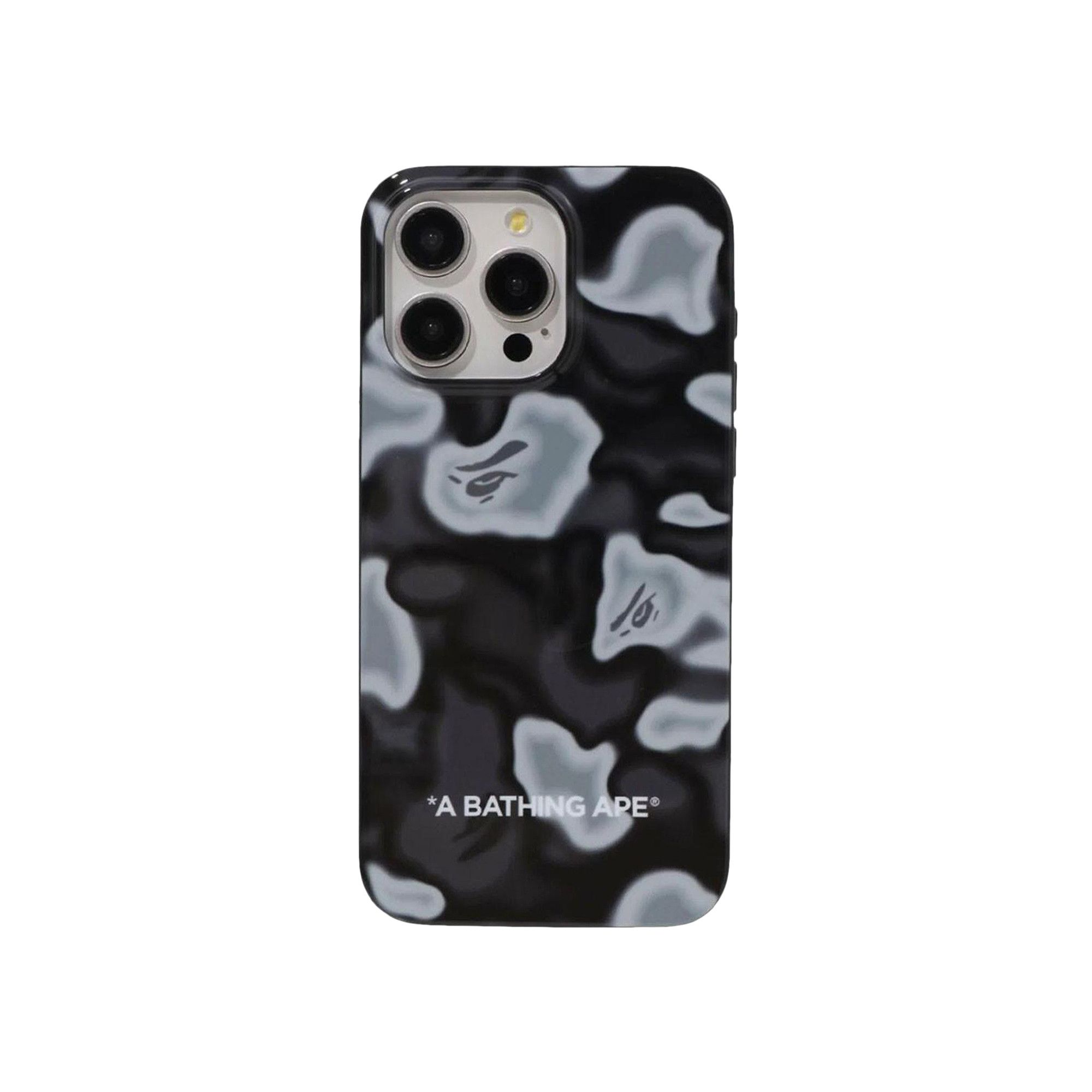 【新品未開封】A・BATHING APE iPhone 15 ProMAX A Bathing Ape Liquid Camo iPhone 15 Pro Max Case olive olive