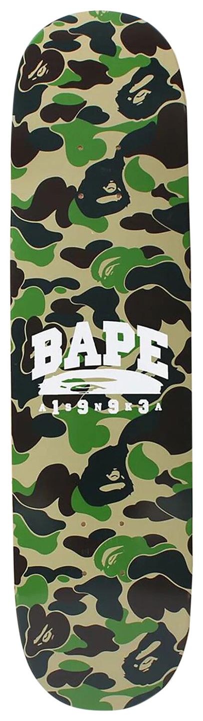 BAPE ABC Camo Skateboard Green