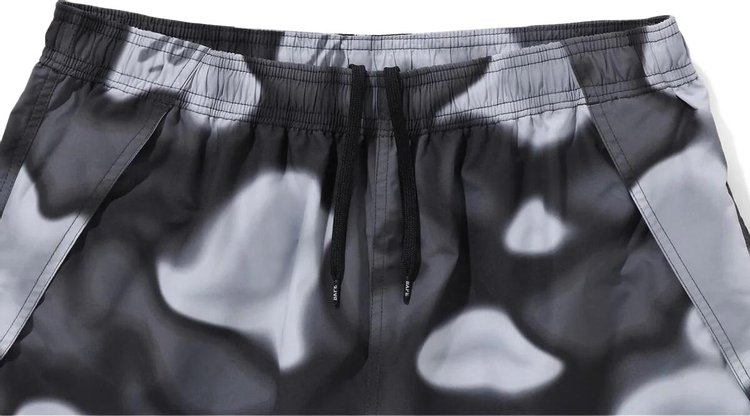 BAPE Liquid Camo One Point Beach Shorts Black