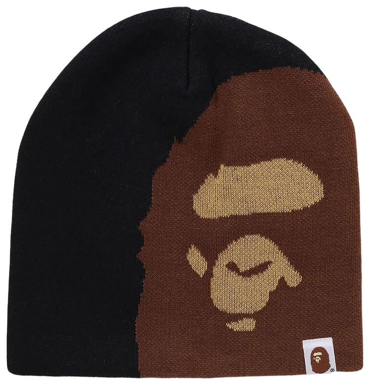 BAPE Ape Head Knit Cap Black