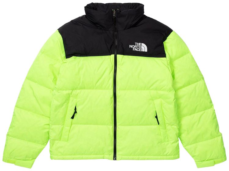 The North Face 1996 Retro Nuptse Jacket Safety GreenBlack