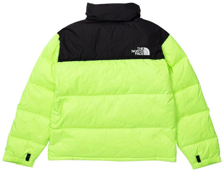 The North Face 1996 Retro Nuptse Jacket Safety GreenBlack