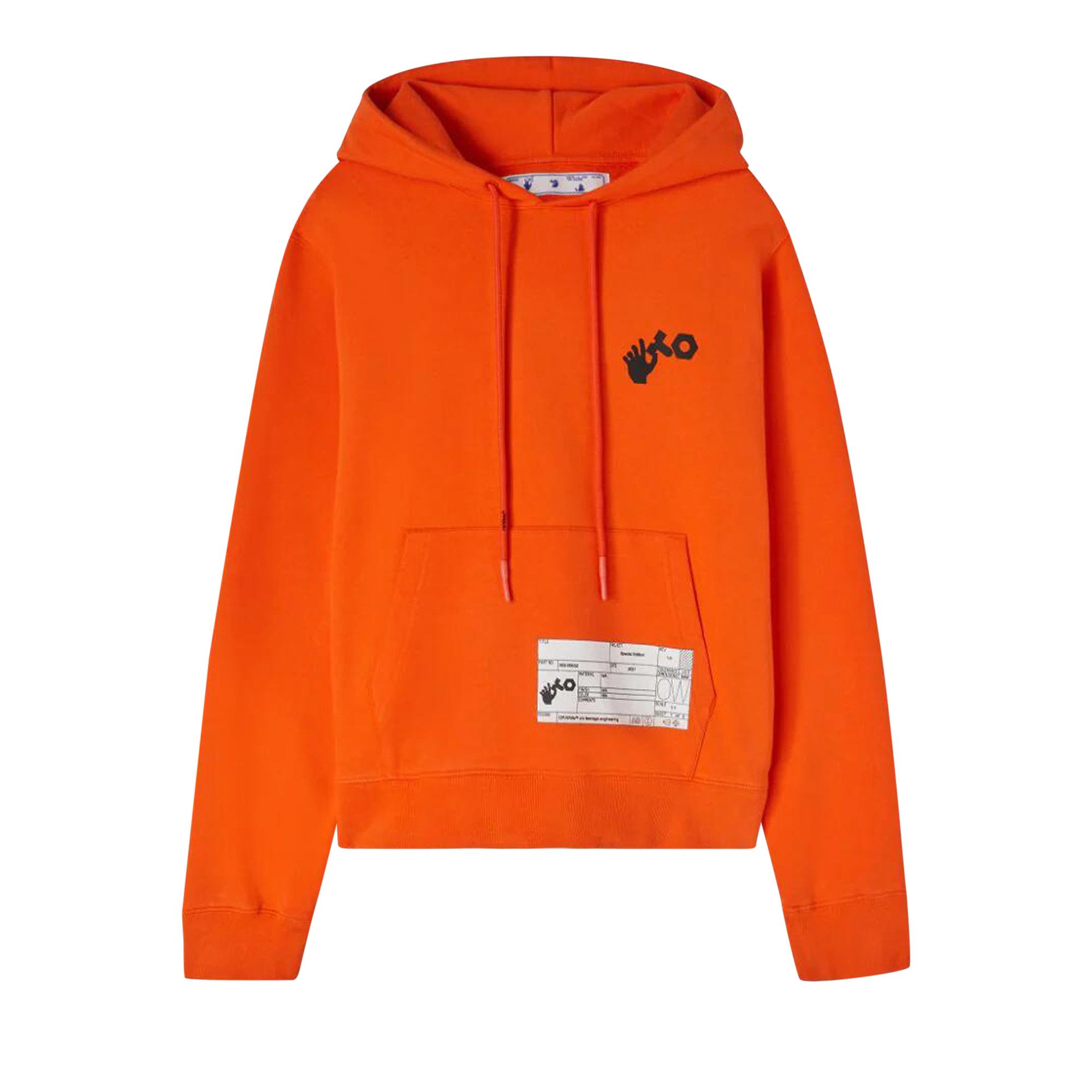 Buy Off White x Teenage Engineering Crossover Logo Hoodie Orange OMBB034T22FLE0012001 GOAT